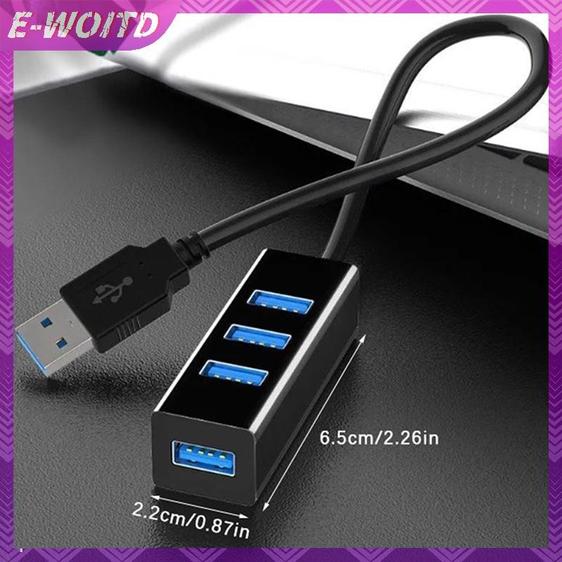 E-woitd USB Hub Đa USB Splitter Hub Sử Dụng Bộ Chuyển Đổi Nguồn 4 Cổng Nhiều Mở Rộng HNVN