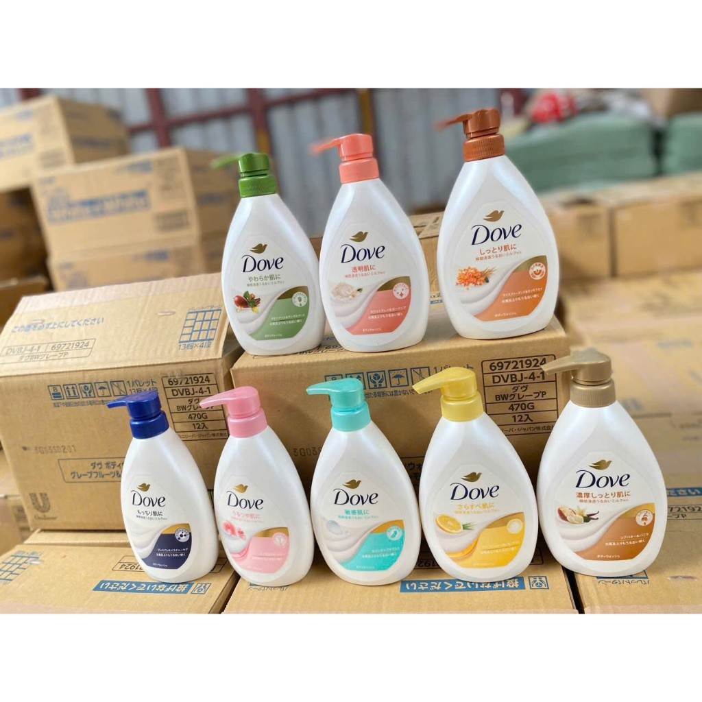 Sữa Tắm Dưỡng Ẩm Dove 470ml Nội địa Nhật Bản - Đủ Các Mùi hót nhất