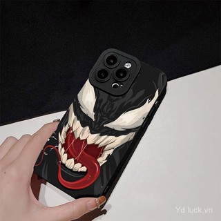 Ốp Điện Thoại Niche Graffiti Sáng Tạo Độc Đáo Tấn Công Venom Thích Hợp Cho iPhone 16plus 15 14promax 13 12pro x 16pro 15pro 14 13pro 12promax 7plus Ốp Chống Va Đập