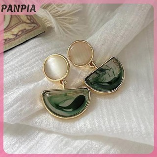 PANPIA-1 Cặp Đơn Giản Retro Thanh Lịch Hình Học Tòn Ten Bông Tai Nữ Thời Trang Hợp Thời Trang Giọt Nước Phụ Kiện Trang Sức Quà Tặng
