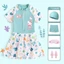 Bộ Đồ Bơi Trẻ Em Kitty Dễ Thương - Váy Bơi Chống Nắng, Nhanh Khô, Kèm Phụ Kiện