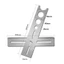 【24H】Thước Khoan Lỗ Gạch Inox 2 Đoạn – Dụng Cụ Lấy Dấu Ống Nước, Ổ Cắm Trên Gạch Men Kính