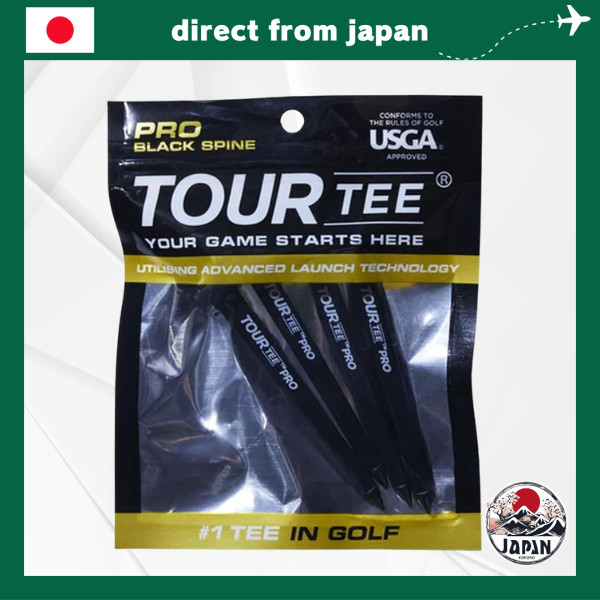 Toutee Pro Tour Golf Tees – Phiên Bản Giới Hạn Màu Đen (4 chiếc Dài / Bộ Combo)