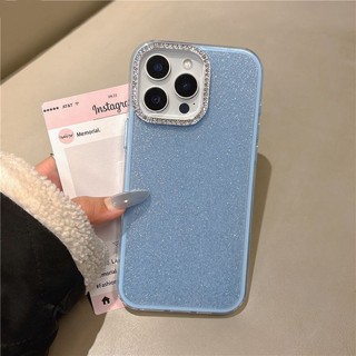 Ốp điện thoại lấp lánh kim cương sang trọng đơn giản Ins Tương thích với Apple iPhone 16 15 14 13 12 11 PRO PROMAX PLUS Phụ kiện Vỏ điện thoại di động Vỏ bảo vệ màn hình chống sốc Vỏ mềm
