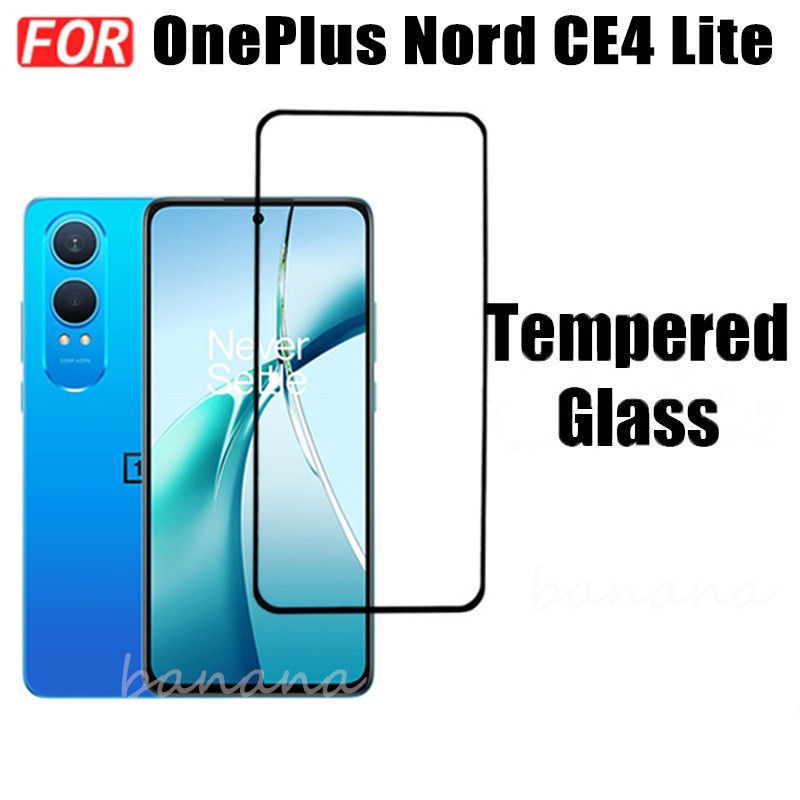 3 TRONG 1 OnePlus Nord CE4 Lite Kính Cường Lực Cho OnePlus Nord CE4 Lite Không Có Điện Thoại 2A Phone2 1 Full Cover Bảo Vệ Màn Hình Kính + Phim Ống Kính Máy Ảnh + Phim Mặt Sau