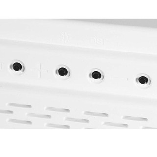 Đồng hồ treo tường điện tử NOOKSTORY, Đồng hồ LED kỹ thuật số nhiệt độ đa chức năng, Điều khiển bằng giọng nói Đồng hồ bàn hiển thị ngày DST cho phòng ngủ