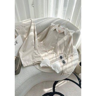 Set 3 Món: Áo Sơ Mi Oversize + Bra 2 Dây + Quần Cạp Cao Ống Suông Cao Cấp