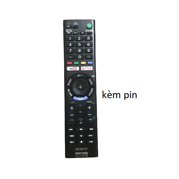 tay điều khiển remote từ xa tivi sony TX300E hàng chuẩn xịn mới-kèm pin