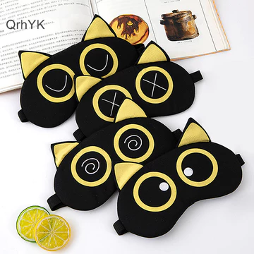 Nhà Máy Thời Trang Hoạt Hình Mặt nạ Mắt Ngủ Dễ Thương Ngộ nghĩnh Anime Che Mắt Mặt nạ Ngủ Trẻ Em Bóng Mắt Ban Nhạc Bịt Mắt Hỗ Trợ Ngủ Du Lịch Còn Lại Miếng Dán Mắt QrhYK