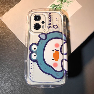 Ốp Điện Thoại Túi Khí Trong Suốt Cho Vivo T2 T2X T1 S1 iQOO 12 Z9X Z8 Z7 Z6 Lite Z5 Z5X Z3 U3 U1 Neo 9 9s 8 Pro 7 6 5 SE 5s Vỏ Vịt Mũ Cá Sấu Dễ Thương Hoạt Hình Trong Suốt Bao da