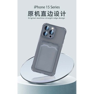 Ốp Điện Thoại iPhone 15 Pro Max Plus Cho iPhone 15 14 13 12 11 Pro Max Plus Màu Trong Suốt Bảo Vệ Toàn Diện Vỏ TPU Mềm