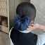THEGIRL8B Hàn Quốc Bun Snood, Nơ Nữ Mùa Xuân Kẹp Nơ Tóc Bun, Vải Thanh Lịch Phong Cách Hàn Quốc Hairgrips Bao Lưới Mũ Đội Đầu Chuyên Nghiệp