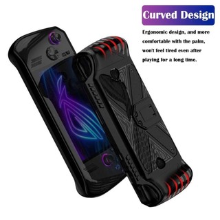 Vỏ máy chơi Game YRBWD, có chân đế bảo vệ cầm tay chơi Game TPU, Vỏ máy chủ mềm chống trầy xước tiện dụng cho ASUS ROG Ally X 2024