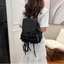 Ba lô nữ OLVIDO, Ba lô học sinh Nylon Y2K, Thời trang công suất lớn Thiết kế nơ màu trơn Ba lô đại học Du lịch