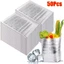 GIÁ RẺ 50 Cái / gói Túi Cách Nhiệt, Túi Đựng Đồ Uống Đựng Đồ Uống Túi Giấy Nhôm, Gấp Có Đóng Cửa Túi Làm Mát Nhiệt Thực Phẩm Ấm Lạnh
