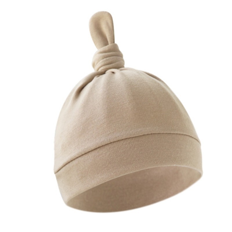 Dasbsug Trẻ Sơ Sinh Mũ Bé Mũ Thắt Nút Thời Trang Mũ Bonnet Ấm Áp Mũ Hợp Thời Trang