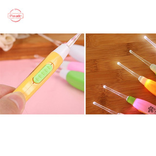 Đèn LED diễu hành Đèn pin Máy làm sạch tai Loại bỏ sáp Chăm sóc sức khỏe Nhíp Máy làm sạch tai VN