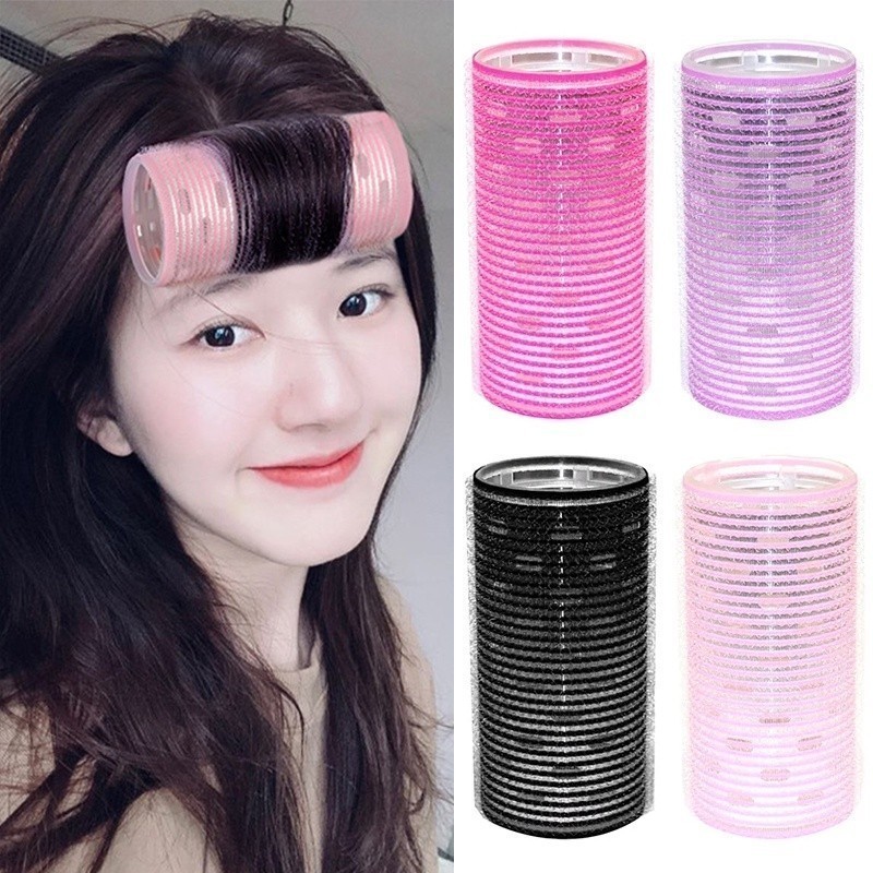 SEVICH  Hàn Quốc Quá Khổ Tự Dính Tóc Đuôi Khóa Bên Trong Uốn Lười Air Nổ Cố Định