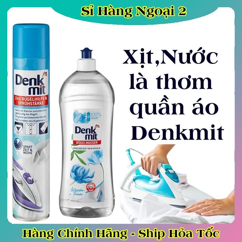 Nước, Xịt Thơm Là Quần Áo Denkmit Dung Tích 1 Lít - Hàng nội địa Đức