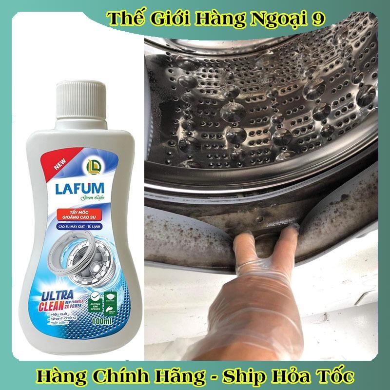 Tẩy mốc gioăng cao su LAFUM loại bỏ nấm mốc trên bề mặt cao su máy giặt tủ lạnh, silicon, nhựa.