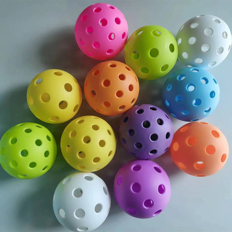 TMOY Pickleball Tiêm đúc đàn hồi 40 lỗ - TPE Độ đàn hồi Thể thao ngoài trời Trải nghiệm chơi TCM