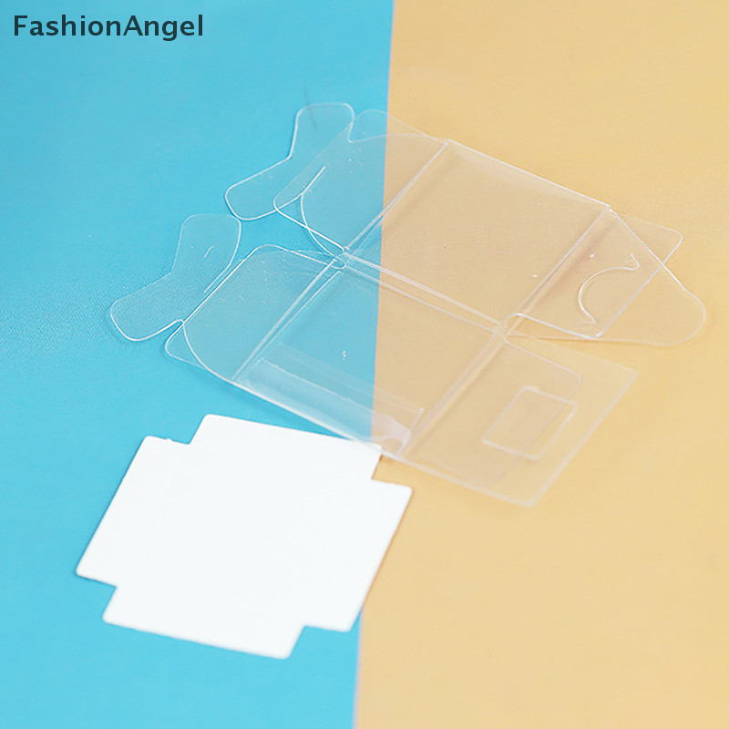 FashionAngel 2 Chiếc Nhà Búp Bê Trong Suốt Hộp Bánh Nhà Búp Bê Mô Phỏng Món Tráng Miệng Bao Bì Hộp Búp Bê Phụ Kiện Nhà Giả Vờ Chơi Đồ Chơi TH