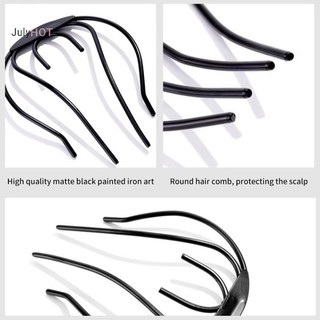 Julyhot 1 Chiếc Bé Gái Kim Loại Đen Kẹp Tóc Cho Nữ Kẹp Tóc Lược Lộn Xộn Bun Kẹp Tóc Kẹp Bên Lược Updo Stick Dụng Cụ Tạo Kiểu Tóc Massivedeals