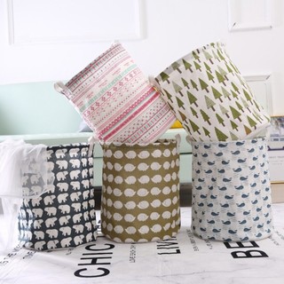 Sọt Vải / Giỏ Vải Canvas Đa Năng Đựng Đồ, Quần Áo, Đồ Chơi Chống Thấm Nước FE123