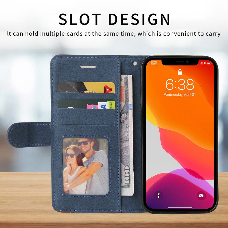 Ốp Ví Da Cho OPPO Reno 12 11 11F 10 9 8T 8 8z 7 7z 6z 5z 5 5F 4 4F 4z Pro Plus Lite 5G 4G Khe Cắm Thẻ Lật Vỏ Điện Thoại Chống Sốc