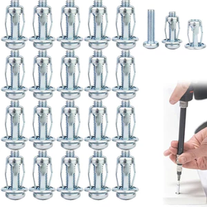 Bộ 20 Ốc Vít Kim Loại Mở Rộng Hình Cánh Hoa Kèm Đai Ốc-GIOVA
