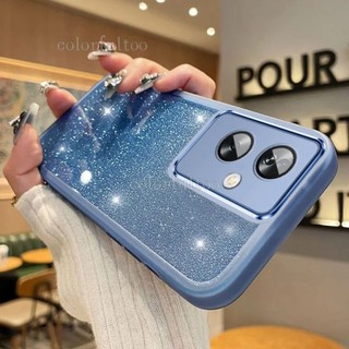 Vỏ Realme Note 60X 2024 Cho Realme Note 60X Note 50 Note50 Note60 4G Silicon Siêu Mỏng TPU Trong Suốt Ngôi Sao Bling Lấp Lánh Vỏ Mạ Bảo Vệ Ống Kính Máy Ảnh Ốp điện thoại Chống Sốc