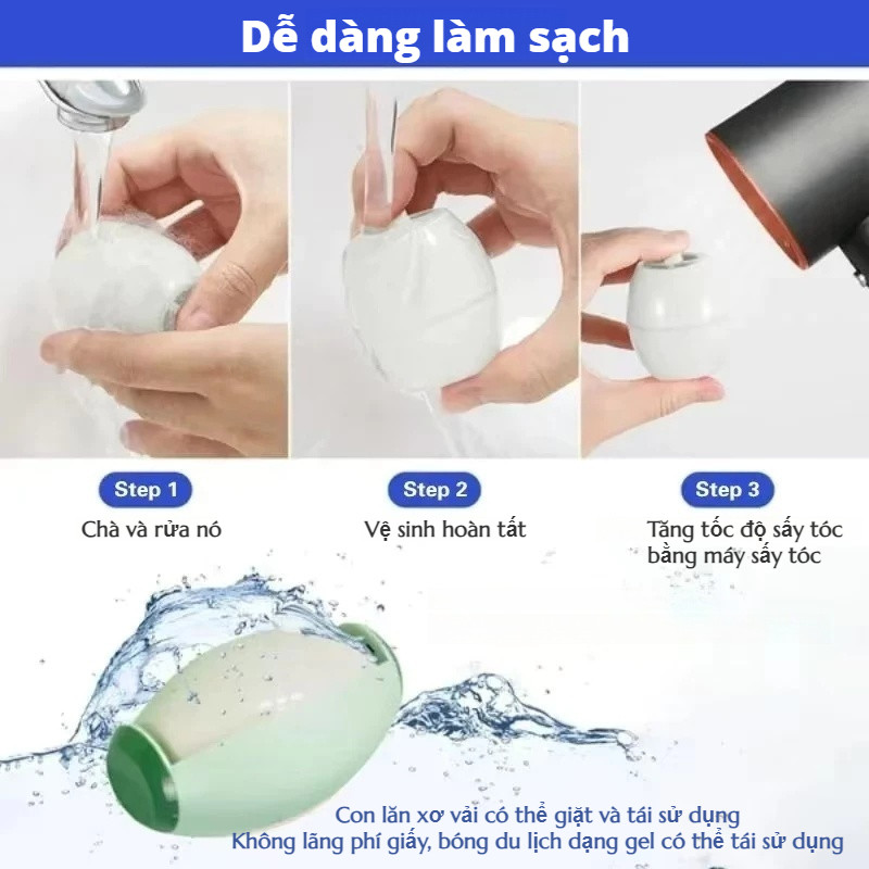 Có Thể Tái Sử Dụng Có Thể Giặt Lint Tẩy Làm Sạch Tóc Sang Trọng Dụng Cụ Bụi Đa Năng Dính Con Lăn Bóng