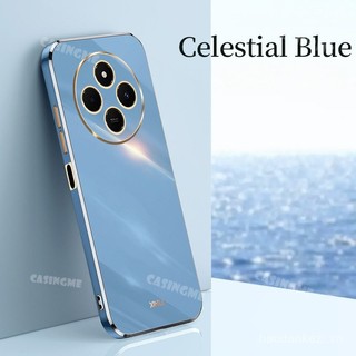 Redmi 14C 2024 sang trọng mạ vỏ đối với Redmi 14C redmi14c 14 C C14 4G 5g 2024 điện thoại trường hợp mềm Silicone chống sốc điện thoại Cover quay lại rtub