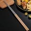 ĐŨA CHIÊN THỨC ĂN CÁN GỖ CAO CẤP - Đũa inox dài 38.5cm, gắp đồ chiên, nấu ăn, chống nóng hiệu quả