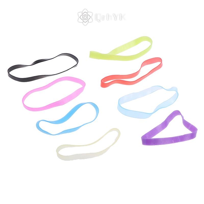 Qrhyk 1000 Chiếc Dây Cao Su Dùng Một Lần Dây Buộc Tóc Co Giãn Nhẫn Ban Nhạc Trẻ Em Bé Gái Đuôi Ngựa Mới