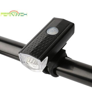 [Fernweh] Đèn xe đạp USB LED có thể sạc lại Bộ đèn pha phía trước chu kỳ núi Đèn pin Đèn cảnh báo an toàn khi đi xe đạp [MỚI]