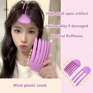 Julyhot 3 / 6 Răng Lông Tơ Rễ Cao Hiện Vật Tự Nhiên Lông Tơ Trace Beauty Dụng Cụ Tạo Kiểu Tóc Cho Lười Massivedeals