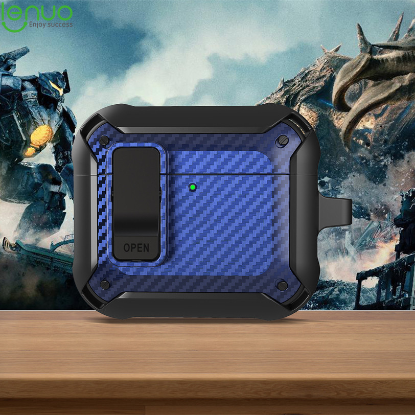 Hộp đựng tai nghe Snap-on sang trọng Lenuo cho AirPods 4 anc Pro 2