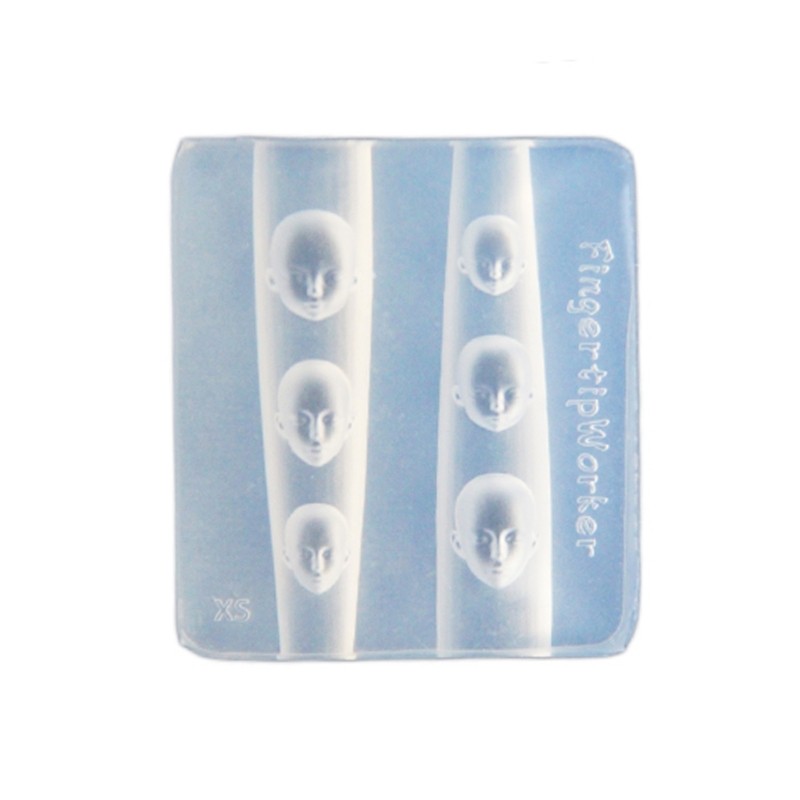 Wellb Đa Năng Móng Tay Nghệ Thuật Bản Mẫu Dụng Cụ Búp Bê Mặt Silicon Móng Tay Nghệ Thuật Khuôn Dập Nổi Khắc Mẫu Cho Móng Tay Nhiệt Đới