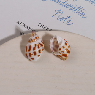 Tự nhiên Conch Ocean Series 3D Conch Phụ kiện Trang sức Tự làm Bông Tai Mũ nón Mặt Dây chuyền Phụ nữ Chất liệu Bán buôn