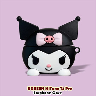 [imamura] Dành cho Ốp lưng UGREEN HiTune T3 Pro Vỏ tai nghe silicon mềm sáng tạo Vỏ bọc NO.2