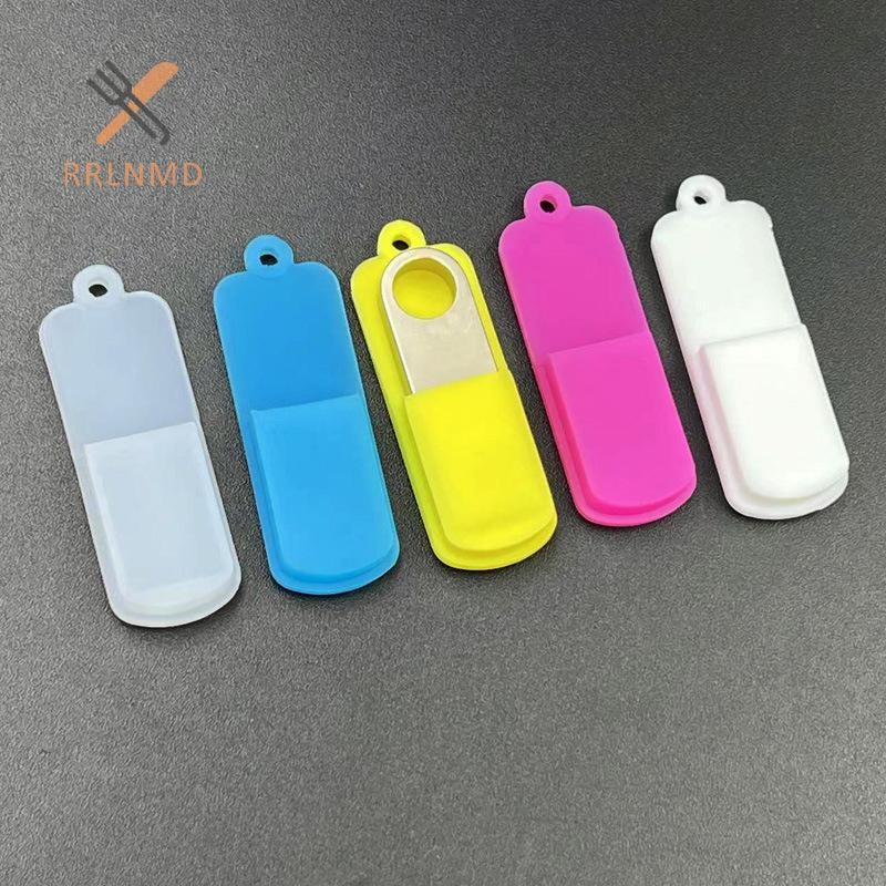 Rrlnmd Silicone U Đĩa Bảo Quản Túi Di Động USB Flash Drive Case Vỏ Bảo Vệ Cho Đĩa U Bảo Vệ Ổ Đĩa Flash Bảo Vệ MỚI