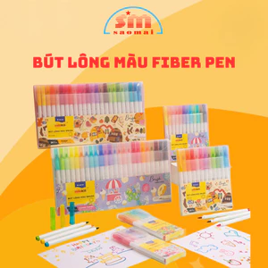 Bút lông màu Fiber Pen Thiên Long Colokit 12/24 màu Morandi đầu Brush
