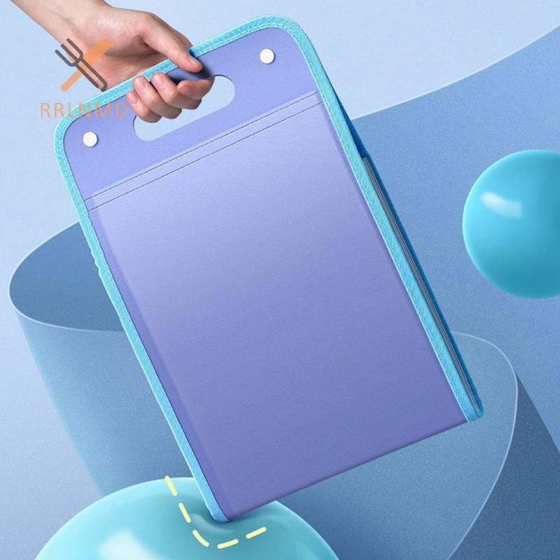 RRLNMD A4 Macaron Dọc Ràng Buộc Túi Tập Tin Học Sinh Giấy Kiểm Tra Túi Bảo Quản 13 Cell Di Động Túi Organ, Đồ Dùng Học Tập Văn Phòng MỚI