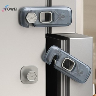 YOWEI 1 khóa cửa tủ lạnh/tủ đông an toàn cho trẻ em, khóa trẻ em bảo vệ tủ lạnh
