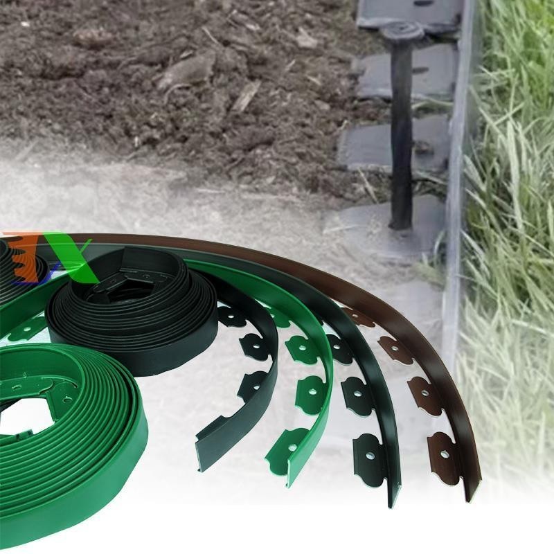Vách Ngăn Cỏ Sân Vườn Tháp Xanh LS10 - Thanh Chắn Đất, Đá, Định Hình Cảnh Quan Chuyên Nghiệp (Cuộn 10m Kèm Đinh)