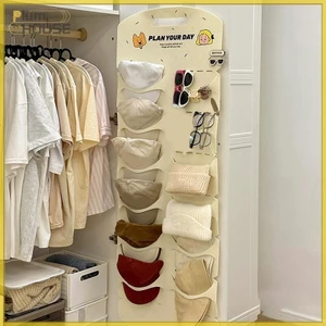 PlumHOUSE Mũ Nỉ Tổ Chức Bảo Quản Móc Treo 6 / 12 Túi Mũ Giá Trưng Bày Dung Tích Lớn Cho Cửa Tường Tủ Quần Áo VN