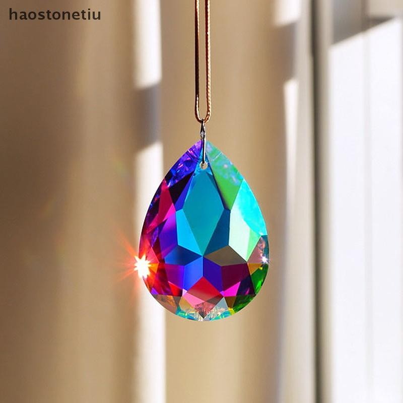 NS Pha Lê Chuông Gió Lăng Kính Chống Nắng Bắt Handmade Trang Sức Sân Vườn Treo Mặt Dây Chuyền Cầu Vồng Chaser Trang Trí Cửa Sổ Trang Trí Sân Vườn NS