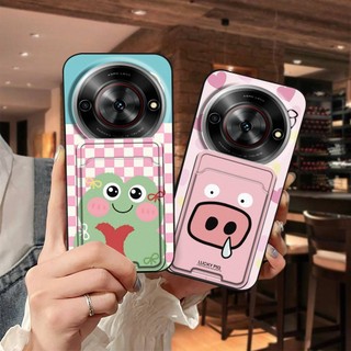 Phim Hoạt Hình Túi Đựng Thẻ Ốp Lưng Điện Thoại ZTE Blade A75 5G / Nubia Focus 5G / Bắp 5G Bảo Vệ Dễ Thương Chống Bụi Bền Chống Sốc Vỏ Mềm Silicon Chống Thấm Nước Graffiti Chống Bụi Bẩn Bọc Toàn Bộ