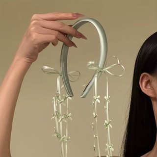 1 Chiếc Băng Đô ruy băng nơ phong cách múa ba lê ngọt ngào